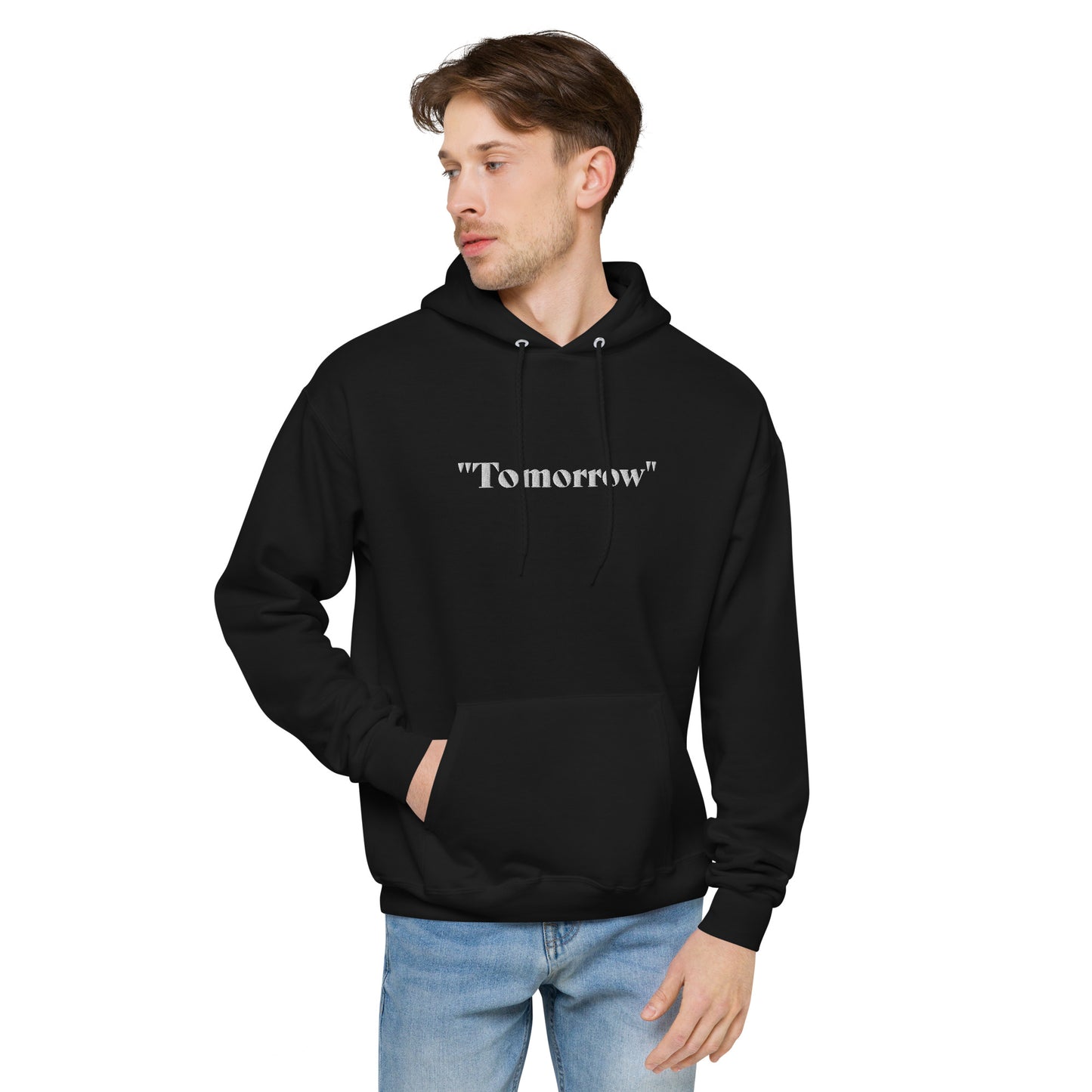 Embroidered "Tomorrow" Hoodie