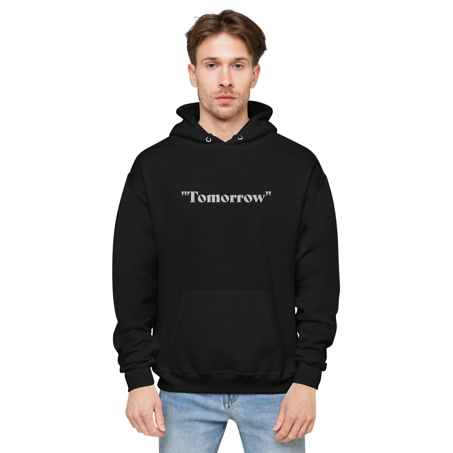 Embroidered "Tomorrow" Hoodie