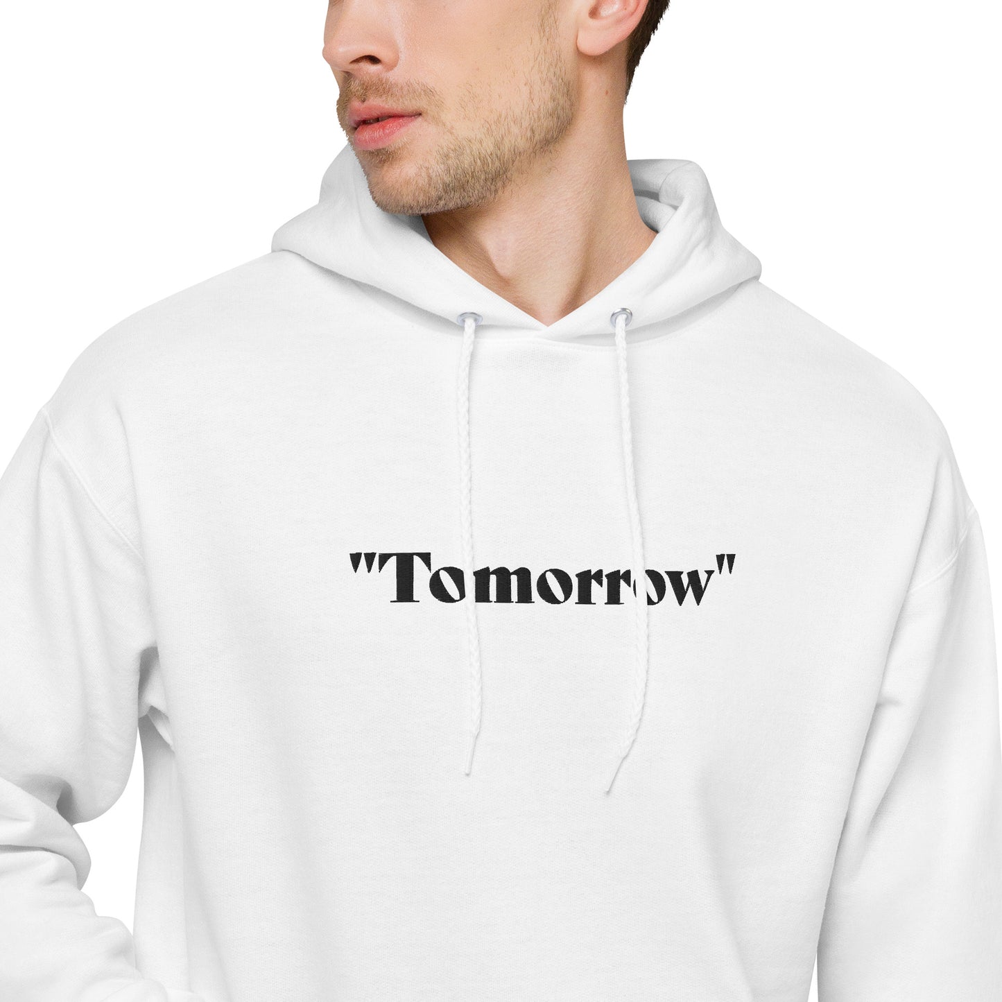 Embroidered "Tomorrow" Hoodie