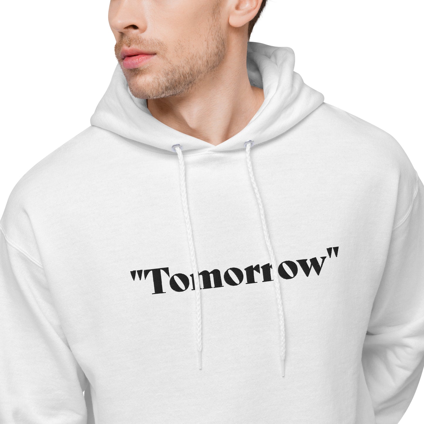 Embroidered "Tomorrow" Hoodie